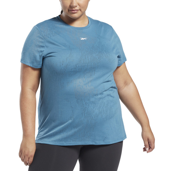 Reebok Burnout Training T-Shirt Steely Blue Plus Size 1X - Picture 1 of 1